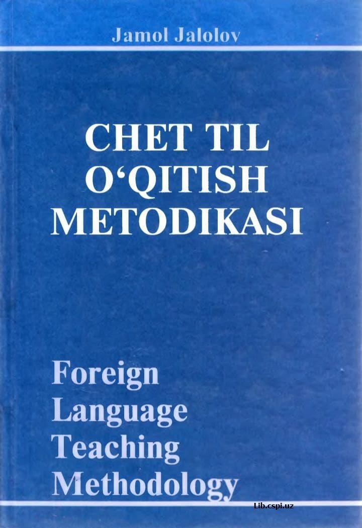 Chet tili o'qitish metodikasi