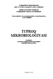 TUPROQ MIKROBIOLOGIYASI