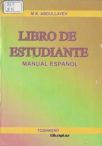 Libro de estudiante