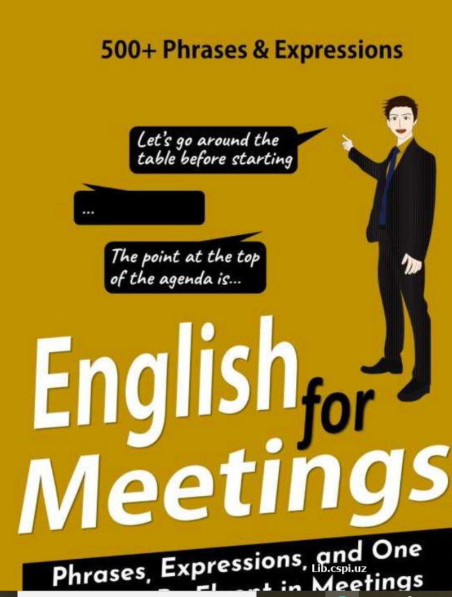 English for Meetinngs