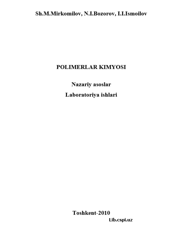Polimerlar kimyosi