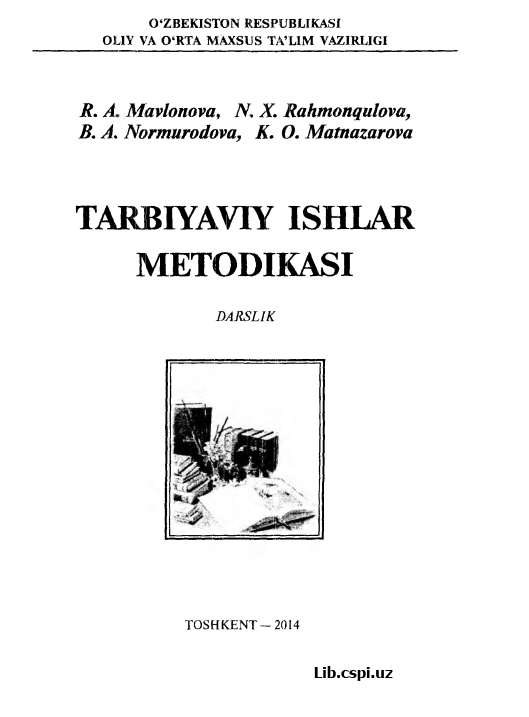 Tarbiyaviy ishlar metodikasi.