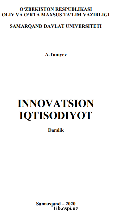 INNOVATSION IQTISODIYOT