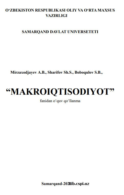 MAKROIQTISODIYOT