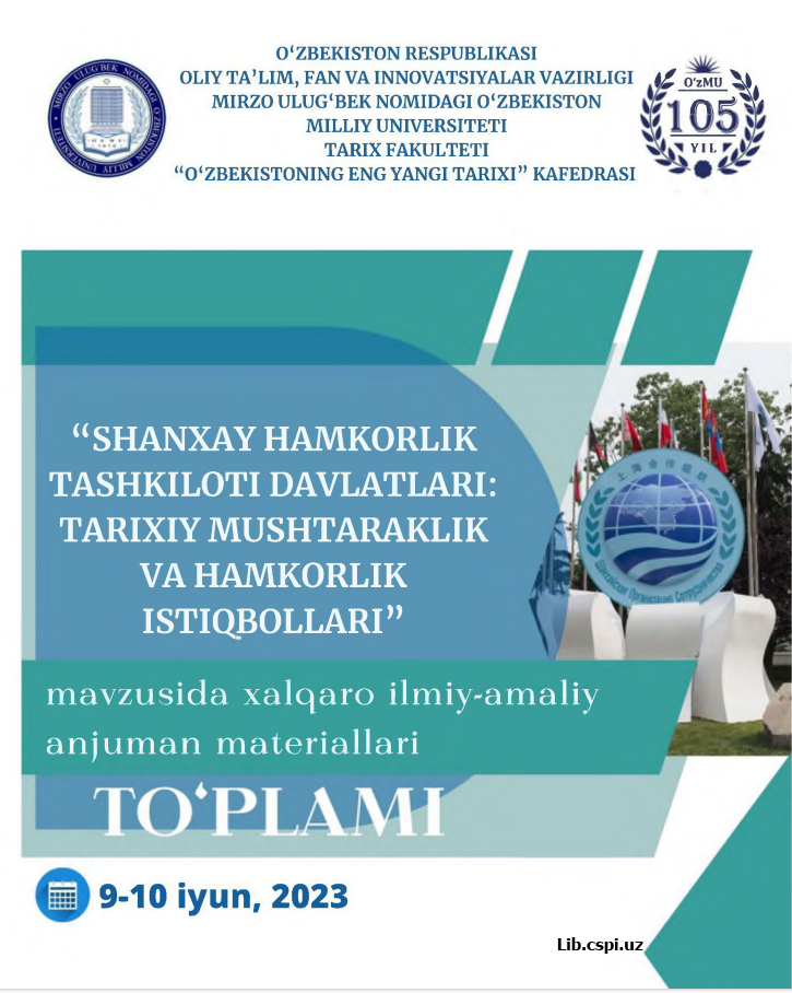 SHANXAY HAMKORLIK TASHKILOTIMAMLAKATLARINING IJTIMOIY -IQTISODIY HAMKORLIGI