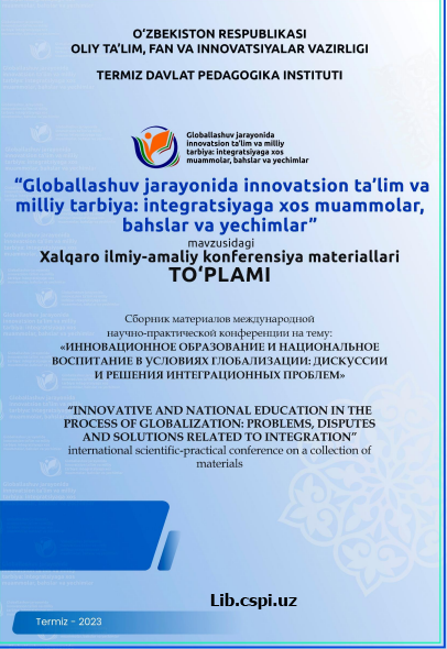 GEOGRAFIYANI O’QITISHDA MUSTAQIL TA’LIMNINING O’RNI VA AHAMIYAT