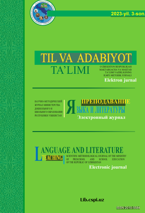 TIL VA ADABIYOT  TA'LIMI