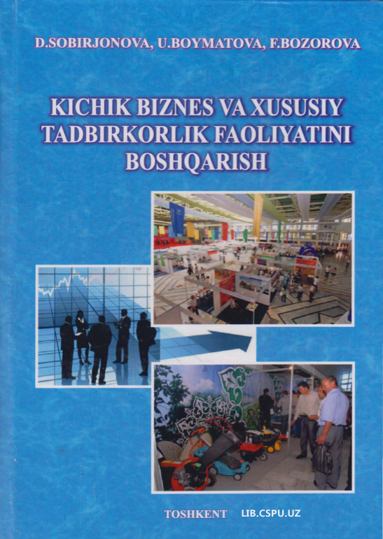 KICIDK BIZNES VA XUSUSIY  TADBIRKORLIK FAOLIYATINI  BOSHQARISH