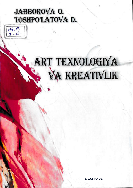 Art  Texnologiyalar va kreativlik