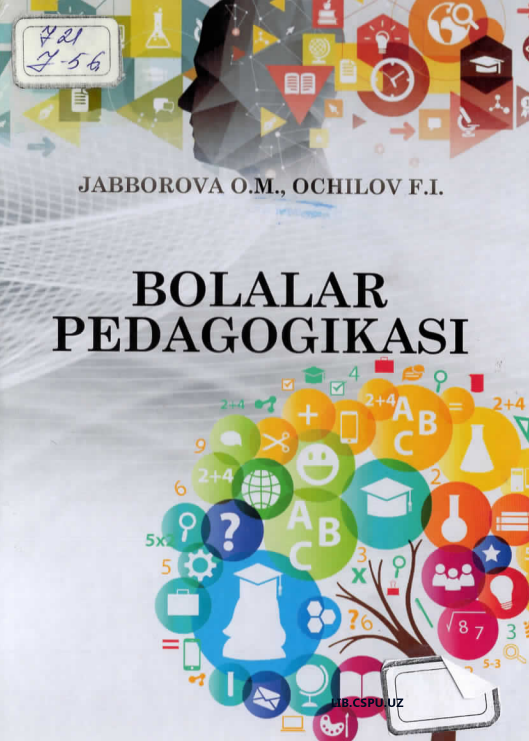 Bolalar pedagogikasi.