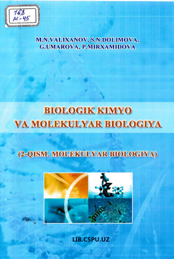 Biologik kimyo va molekulyar biologiya