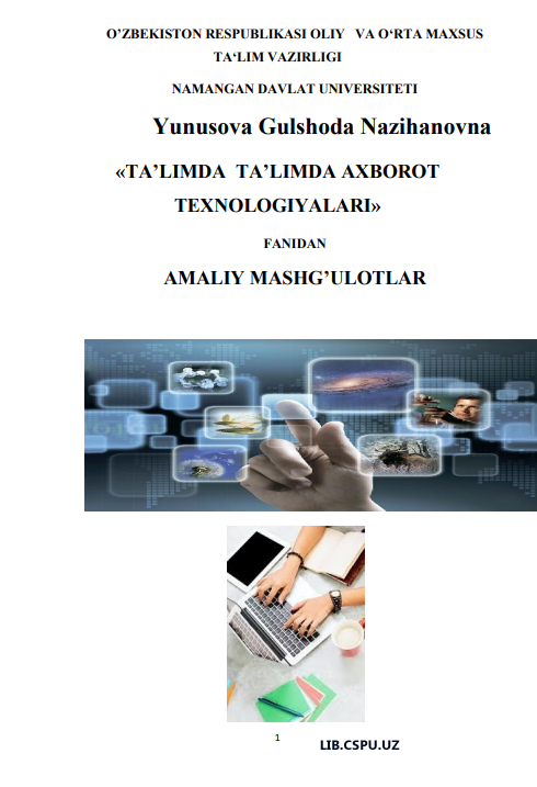 Ta`limda axborot texnologiyalari