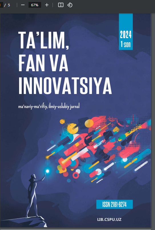 UMUMIY ORTA TALIM MAKTABLARI OQU DASTURIDA FUTBOL DARSINING AHAMIYATI