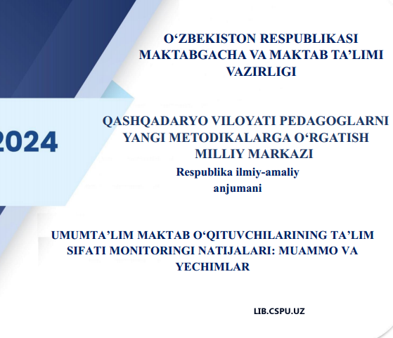 TALABALARDA TA’LIM-TARBIYANI MILLIY QADRIYATLAR ASOSIDA RIVOJLANTIRISH