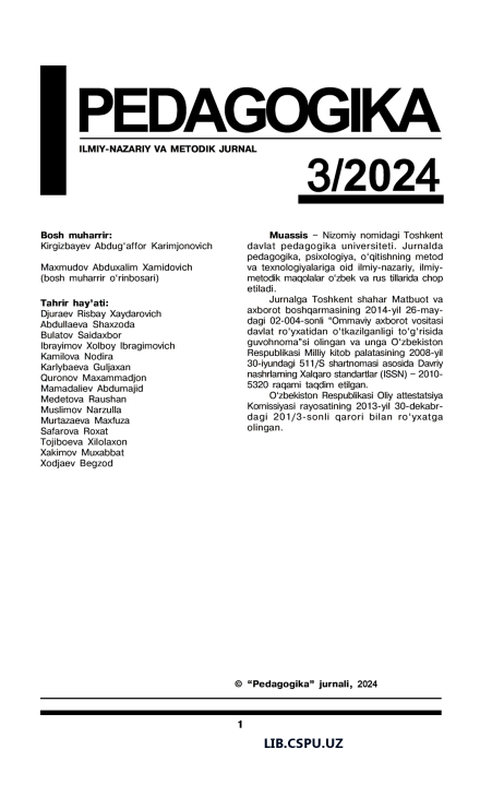 BOLALARNI BIR-BIRIGA VA TARBYACHIGA YAQINLASHTIRADIGAN OYINLAR