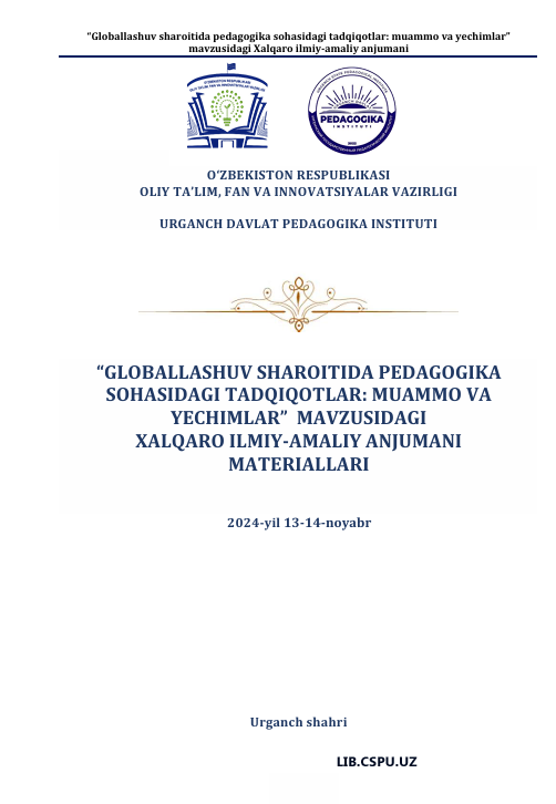 MAKTABGACHA TA’LIMDA O’QUV FAOLIYATI INTEGRATSIYASINING O’ZIGA  XOSLIGI