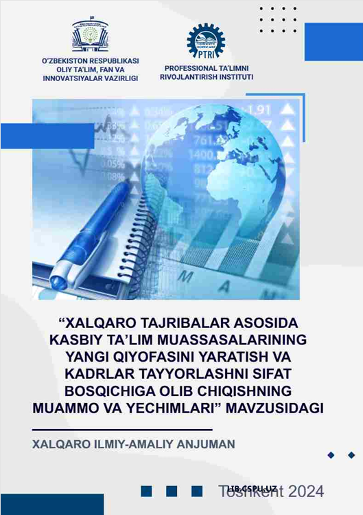 Oliy ta'lim muassasalari bo'lajak o'qituvchilarni kasbiy tayyorgarligini kompetensiyaviy yondashuv asosida rovojlantirish imkoniyatalri va shart-sharoitlari