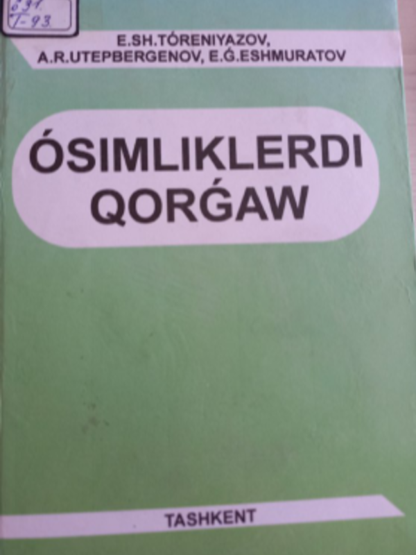 O`simliklerdi qorgaw