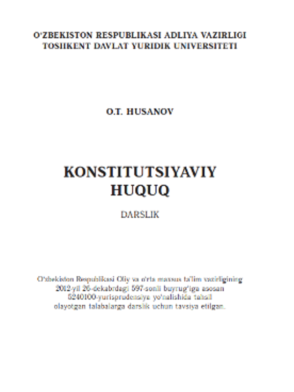 Konstitutsiyaviy huquq