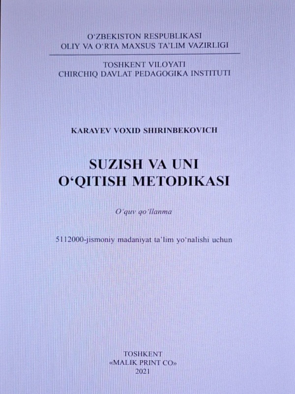 Suzish va uni o'qitish metodikasi