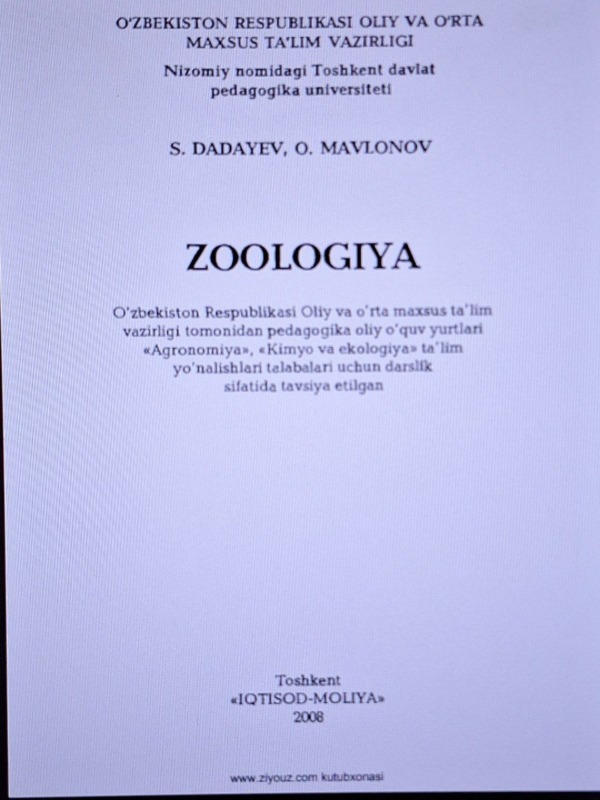 Zoologiya