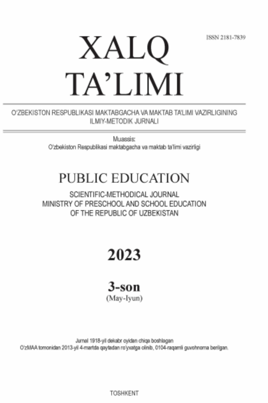 Ta'lim metodlaridan samarali faydalanish natijasida ta'lim sifatini osirish