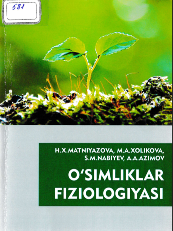 O'simliklar fiziologiyasi