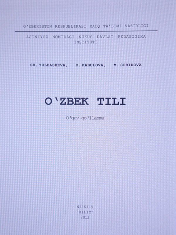 O'zbek tili