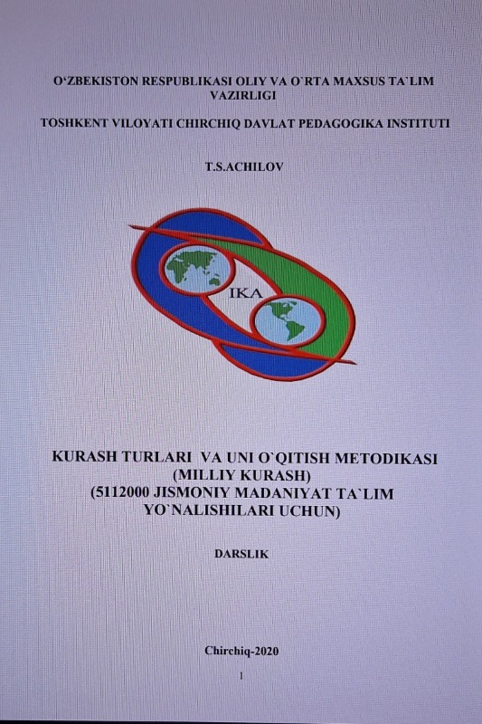 Kurash turlariva uni o'qitish metodikasi
