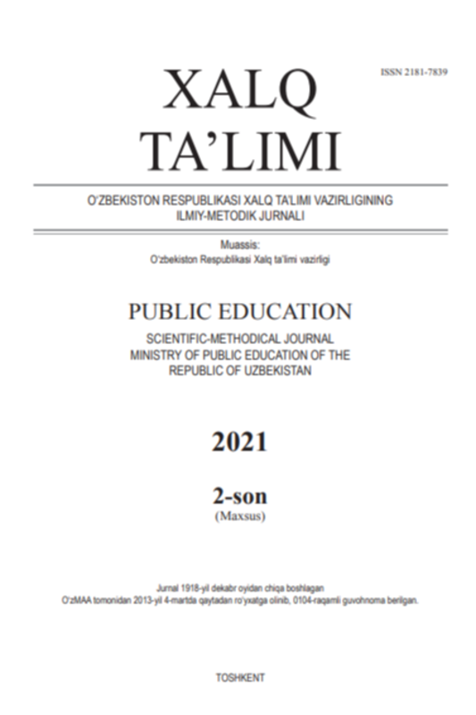 Ta'lim klasteri talabalarni kasbiy tayyorlashning innivatsion asosi sifatida