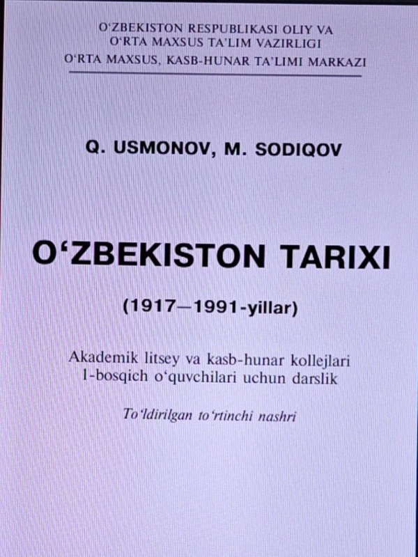 O'zbekiston tarixi