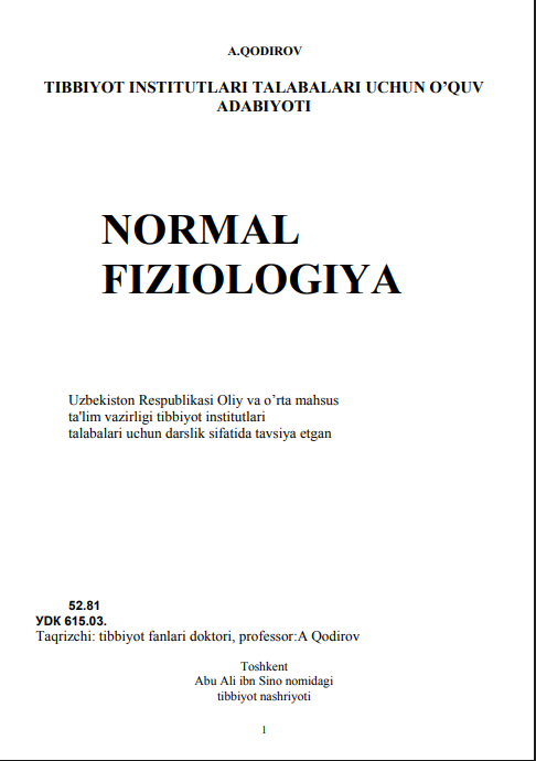 Normol fiziologiyasi