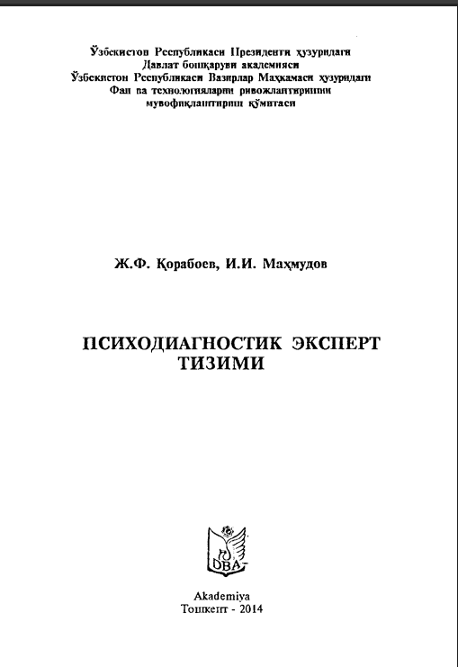 Psixodiagnostik ekspert tizimi
