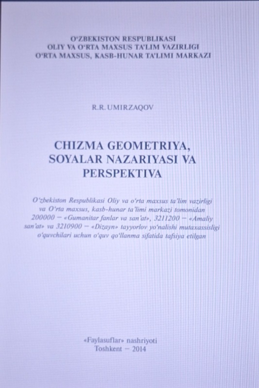 Chizma geometriya, soyalar nazariyasi va perspektiva