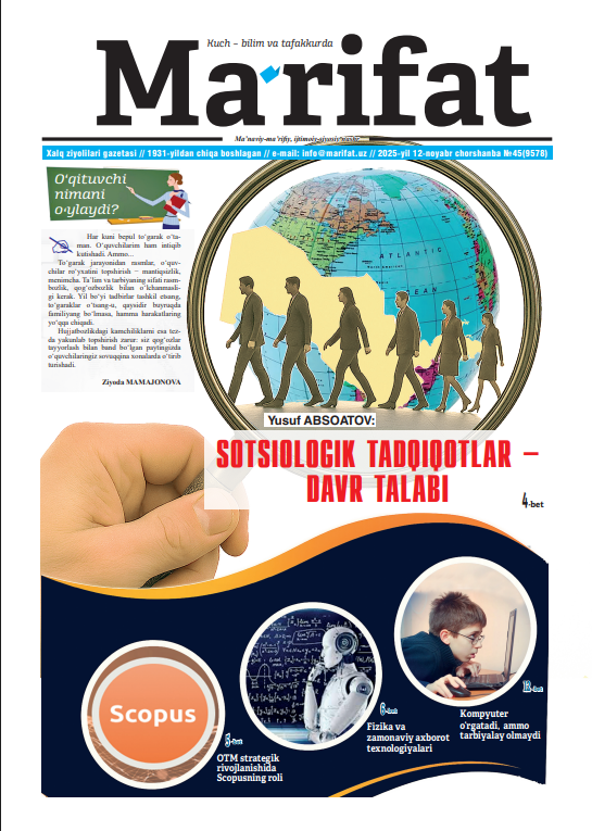 Kasbga yo'naltirlgan ingliz tili – kelajak kaliti