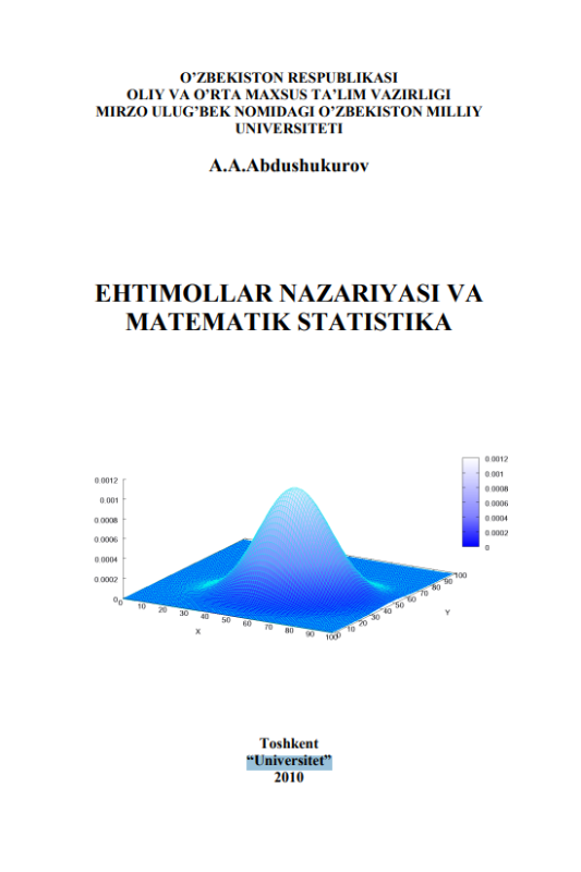Ehtimollar nazariyasi va matematik statistika