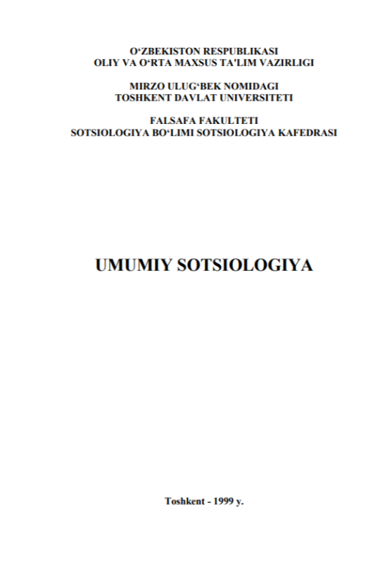 Umimiy sotsiologiya