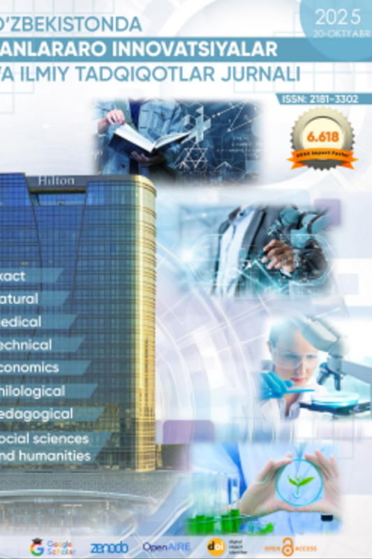 Matematik tafakkurni rivojlantirishda innovatsion pedagogik teznologiyalarning o'rni