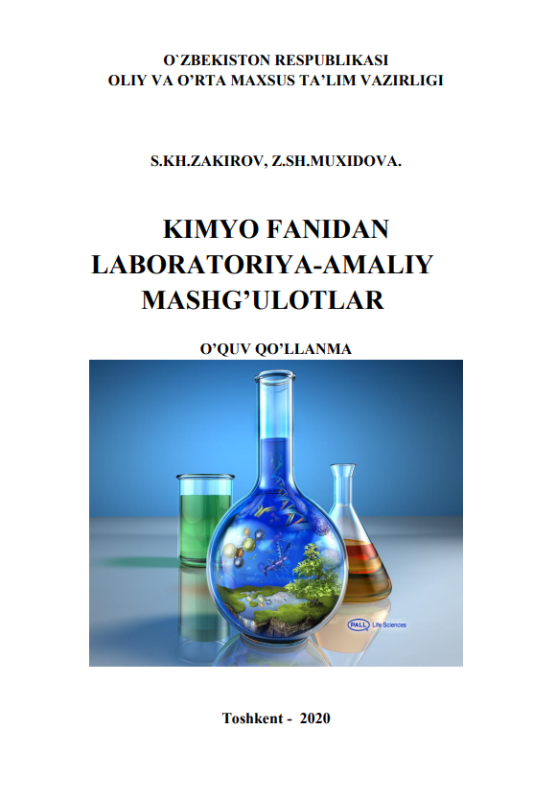 Kimyo fanidan laboratoriya-amaliy mashg’ulotlar
