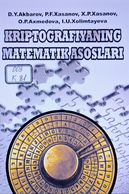 Kriptografiyaning matematik asoslari