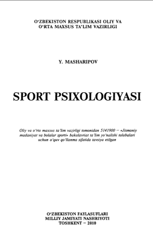 Sport psixologiyasi