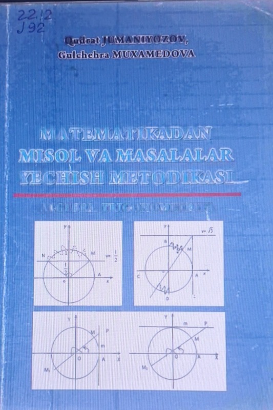 Matematikadan misol va masalalar yechish metodikasi