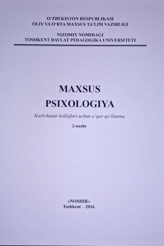 Maxsus psixologiya