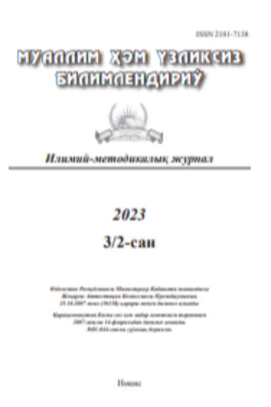 Shaxsiy va meta-mavzudagi naijalarga erishish uchun informatika darslari jarayonida kompyuter o'yinlarini yaratish dasturlari va moway robotlaridan foydalanish