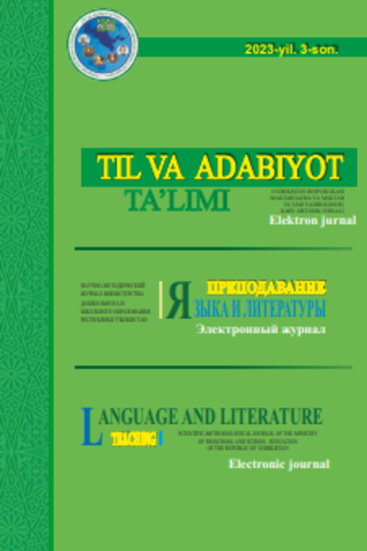 Og'zaki nutqni rivojlantirishga qaratilgan WebQuest vazifalarini 11- sinf o'quvchilarida qo'llash