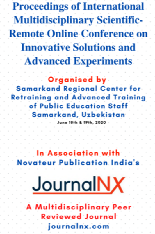 Pedagogikal Conditions of using the cluster method in raing children in femili