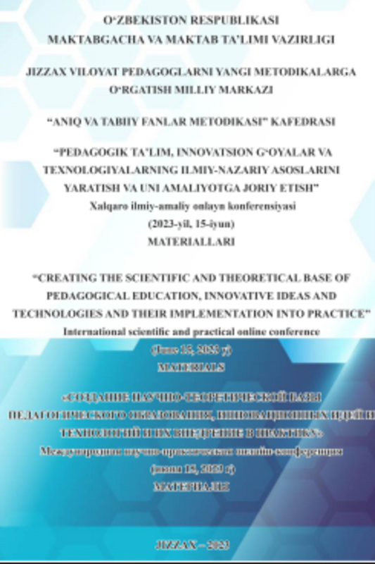 Pedagogik ta'lim innovatsion klasteri xizmatlarini rasamlashtirish