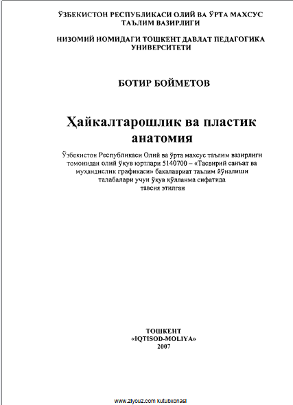 Xaykaltaroshlik va plastik anatomiya.