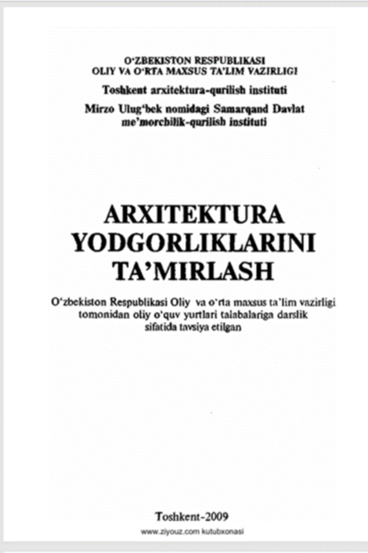 Arxitektura yodgorliklarini ta'mirlash