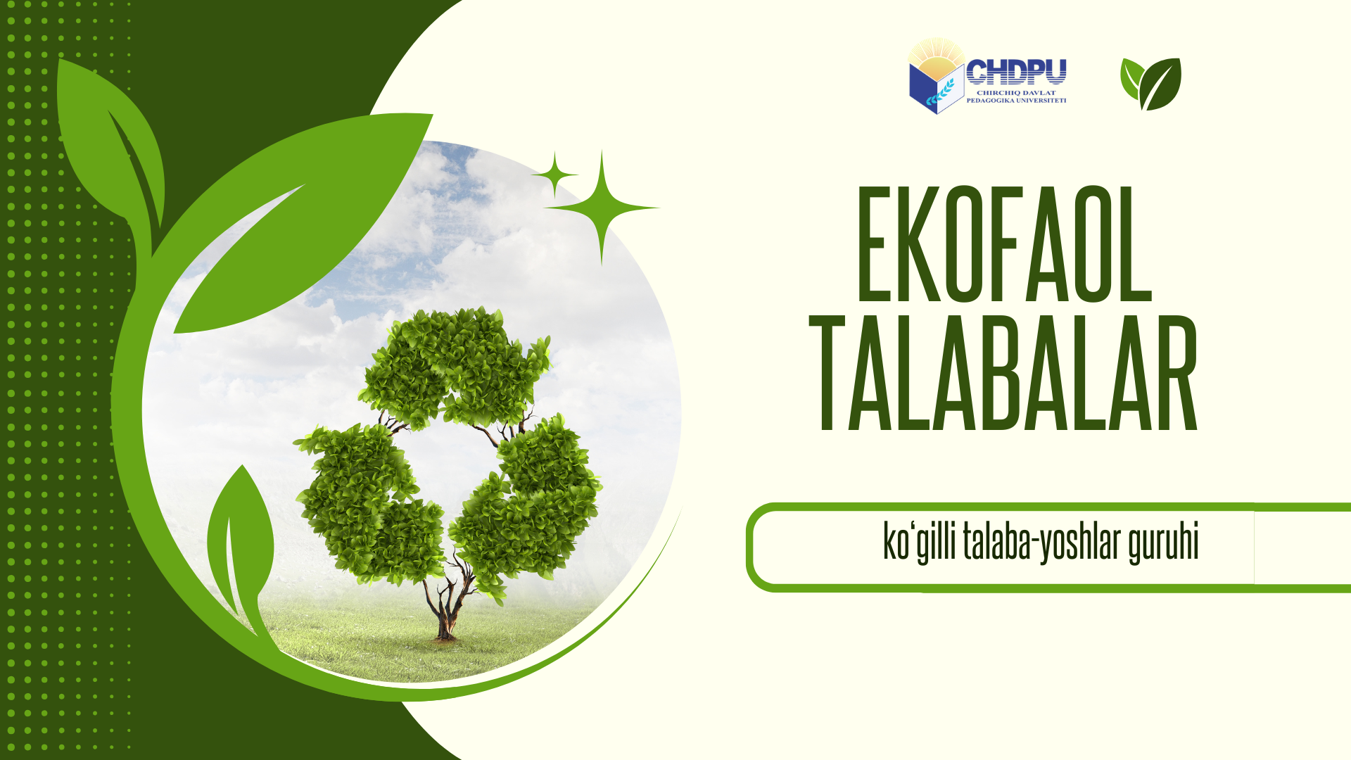 Eko faol talabalar bo'limi - CHDPU